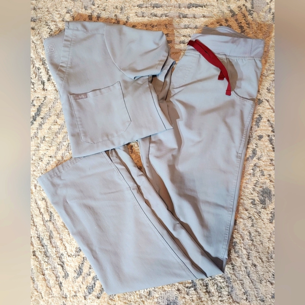 Figs cement catarina top and cade cargo pants
